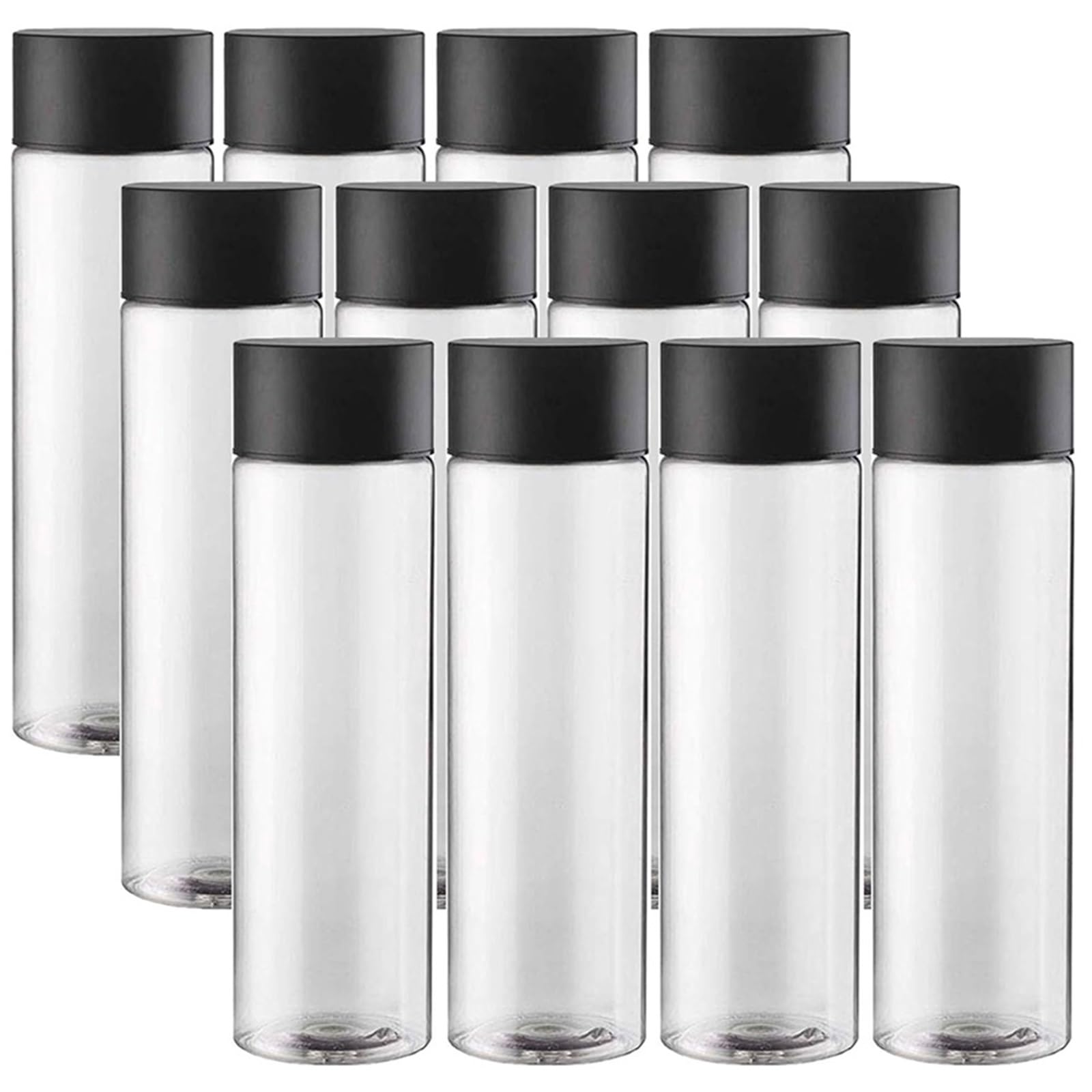 Botellas De Plástico Vacías Reutilizables For Jugo O Agua, Ideales For Batidos, Manualidades Sensoriales Y Calmantes, 400 Ml, 6, 12 24 Unidades Botella De Plástico(12PCS)