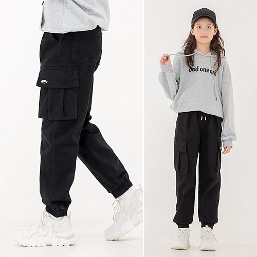 Miniatura 2 de MINI PANDA Pantalones para niñas, elásticos, holgados, tallas 6-16, de moda