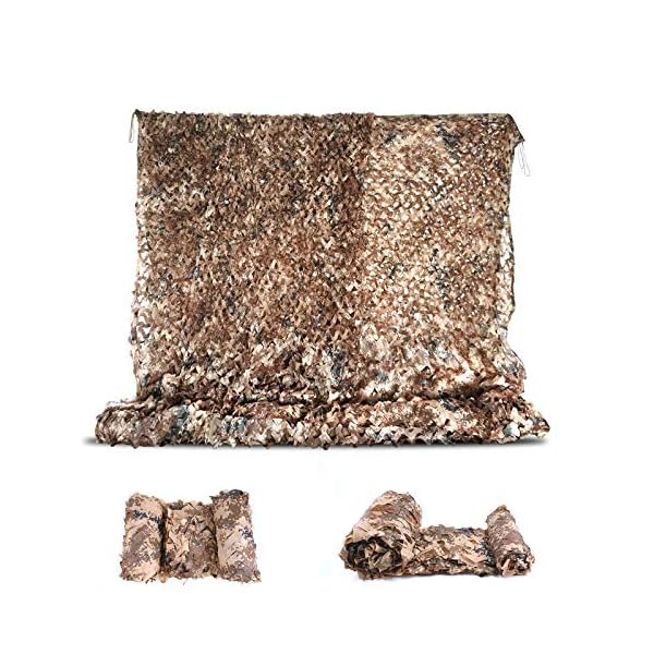 Sposuit Tarnnetz Camouflage Netz 3x3M 3x6M 4x6M 6x6M, Militär Dekoration Sonnenschutz Jagd Tarnung Net, Waldlandschaft…