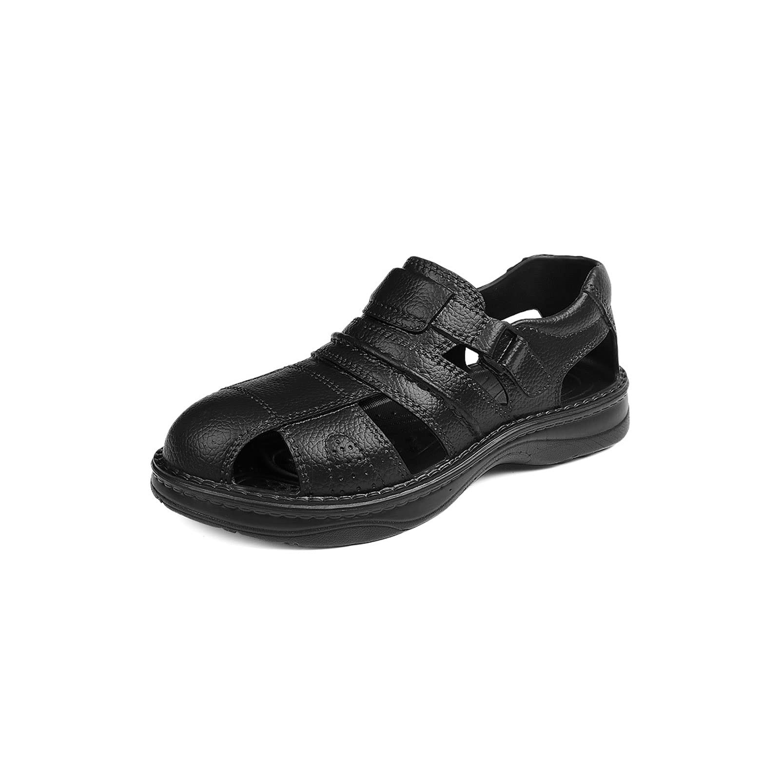 Men ls Summer Men ls Outdoor Non-slip Beach Black Flat Fisherman Casual Shoes