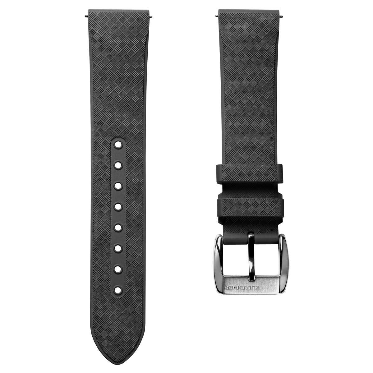 ZULUDIVER Bracelet de montre en caoutchouc StormForce