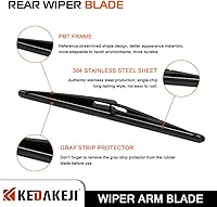 Vista 4 de Juego de limpiaparabrisas trasero compatible con Nissan Rogue 2014-2018 compatible con Nissan Pathfinder 2013-2018