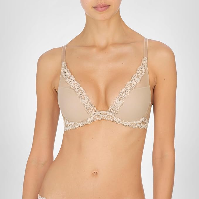 Natori Feathers Contour Plunge Bra