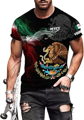 Miniatura 4 de Sudadera con capucha mexicana personalizada 3D, sudaderas mexicanas personalizadas para hombres, sudadera con capucha mexicana unisex, sudaderas con