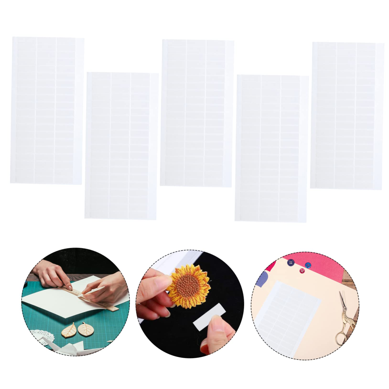 SHINEOFI 15hojas Cintas Adhesivas De Doble Cara Eva Para Manualidades Pack Para Decoración y Proyectos Sin Residuos