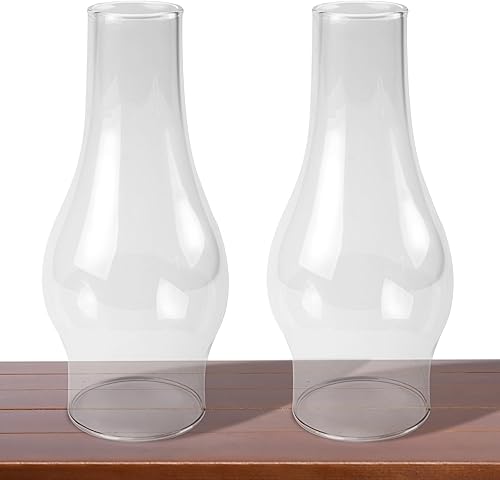 Lámpara de aceite para chimenea, lámpara de huracán, repuesto de vidrio, base transparente de 3 pulgadas para pantalla de lámpara de queroseno
