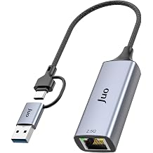 Juo USB-A ve Type-C Multiport 2500Mbps 2.5G Gigabit Ethernet D n t r c  Adapt r