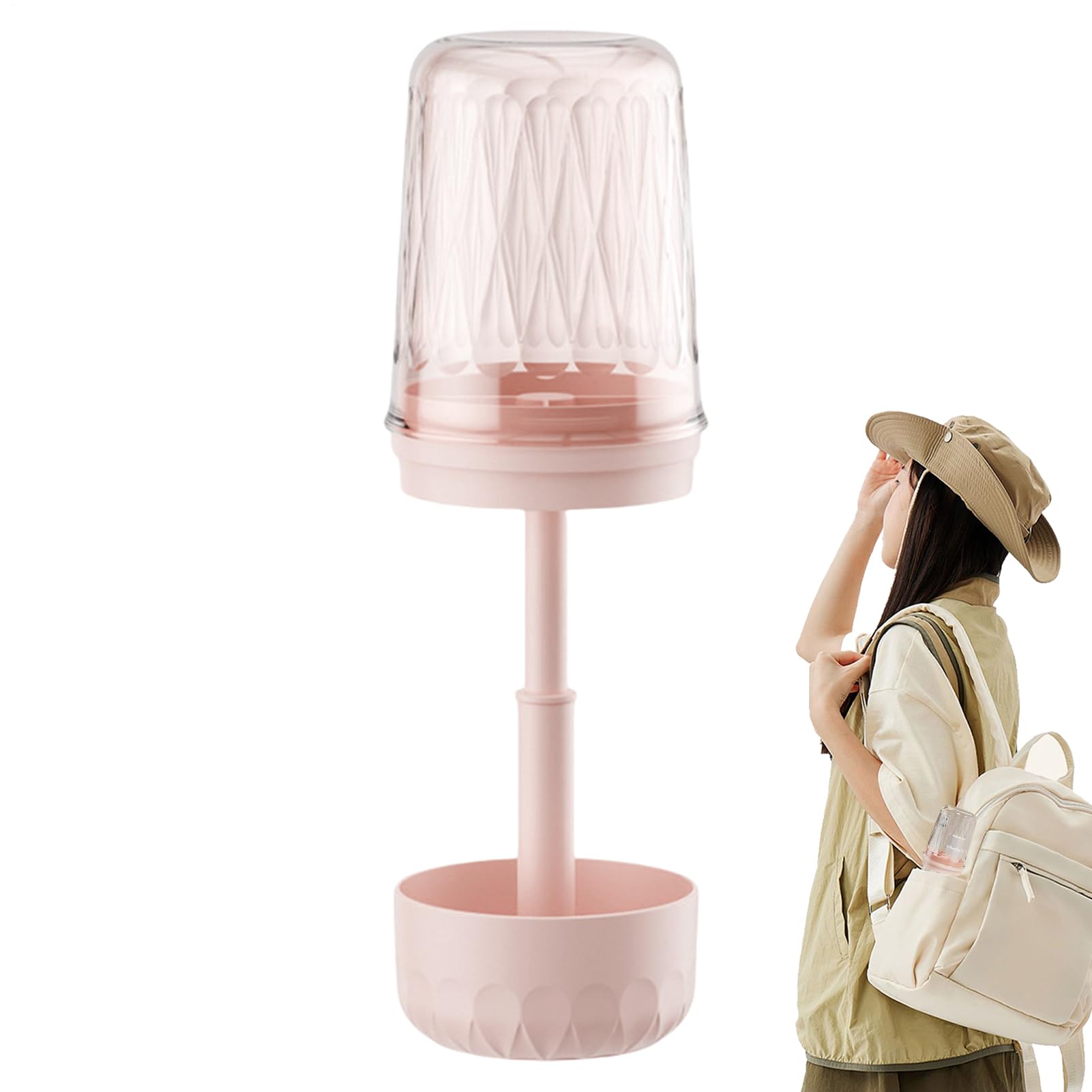 Estuche de Viaje para Cepillo de Dientes A Prueba de Polvo y Gran Capacidad | Soporte para cepillo eléctrico para encimera de baño para Hogar, Vacaciones, Familia, Estudiantes,