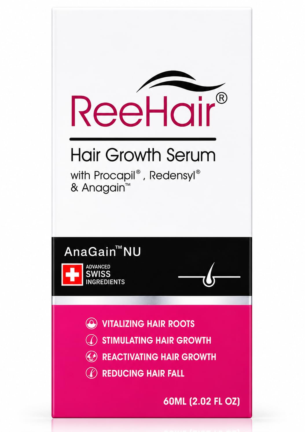 ReeHair Hair Growth Serum with Redensyl, Procapil & Anagain | Advanced Hair Root Vitalizer for Hair Fall Control & Fuller Looking Hair | Lightweight Non-Sticky Formula for Men & Women | 60ml-image-18