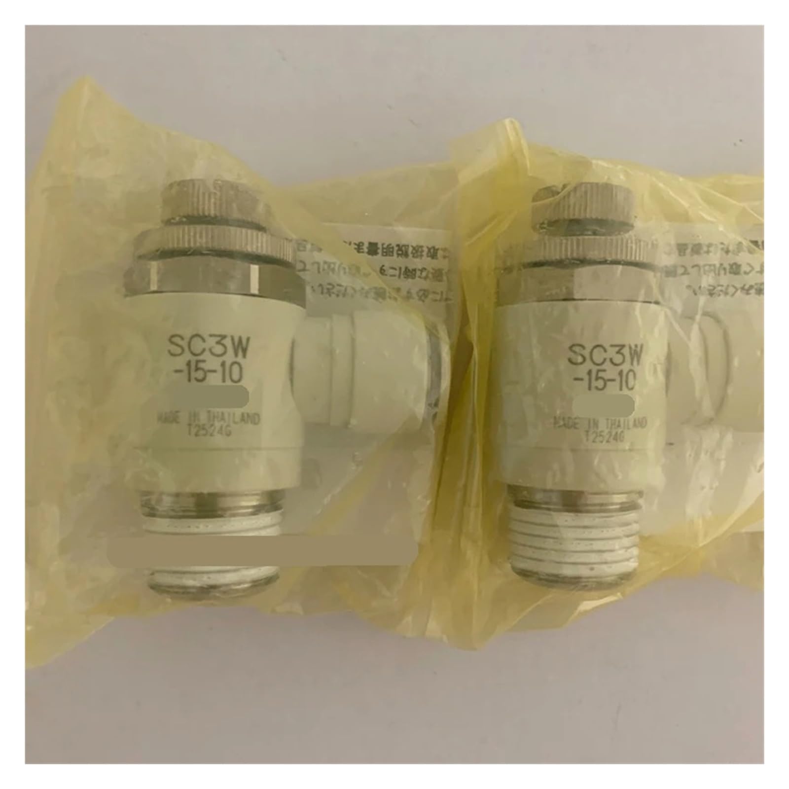 Vanne d'accélérateur SC3W-M5-6 pour stopper les à-coups des vérins pneumatiques
