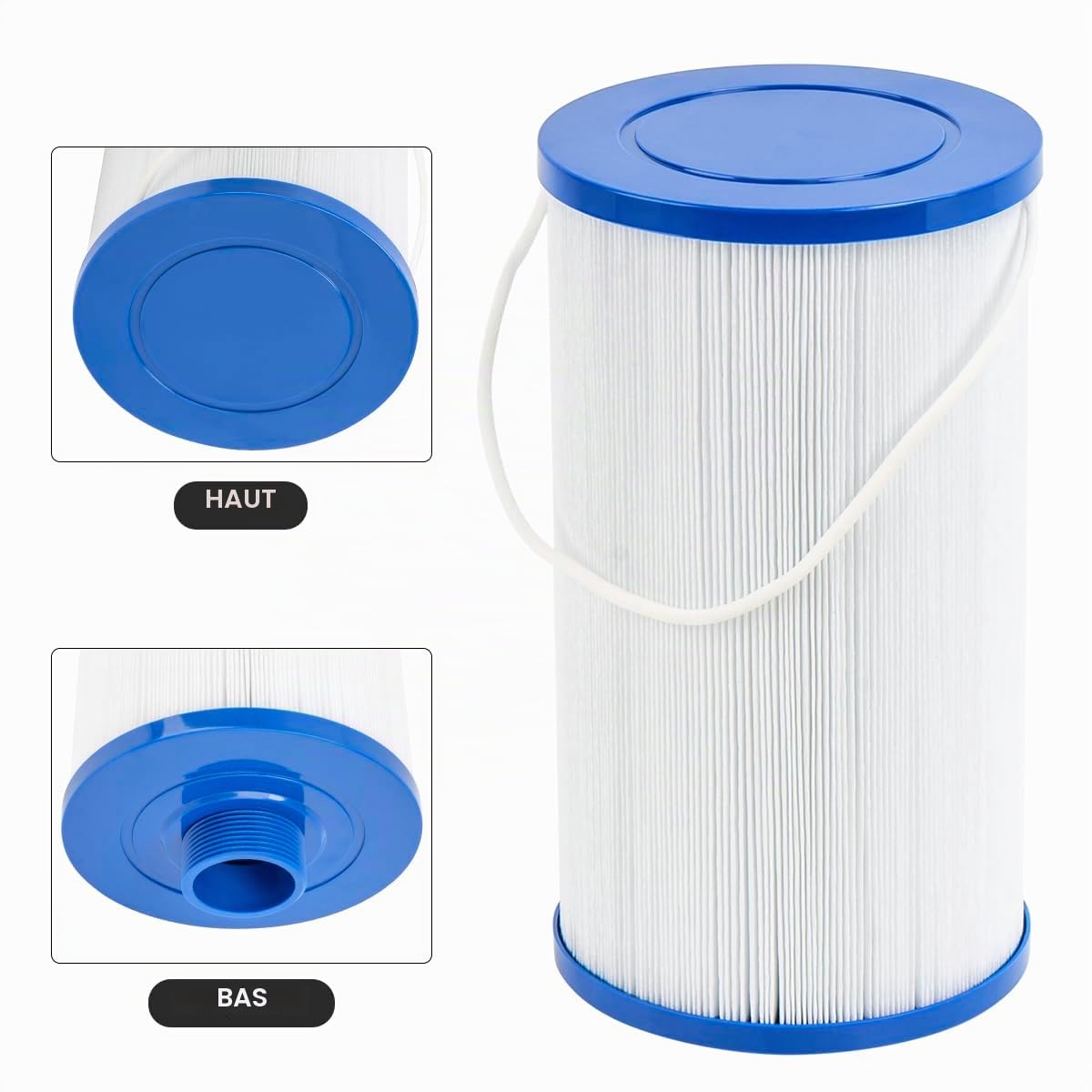YanBan Lot de 2 filtres pour Spa compatibles avec Les Cartouches filtrantes Filbur FC-2402, Watkins 303279, 78460, PFF42TC-P4 et 5CH-37 Filtre pour Piscine et Spa, Dimensions : 24,1 cm x 13,7 cm