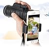 Monocular, High Power HD Zoom Monoculars-BAK4 Prism Optical Lens,Fully Multi Coated Optical Glass Lens, Waterproof with Smartphone Holder & Tripod,Suitable for Outdoor Bird Watching, Camping, hikin