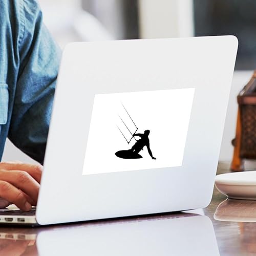 Miniatura 3 de CafePress Pegatina rectangular para parachoques de kitesurf