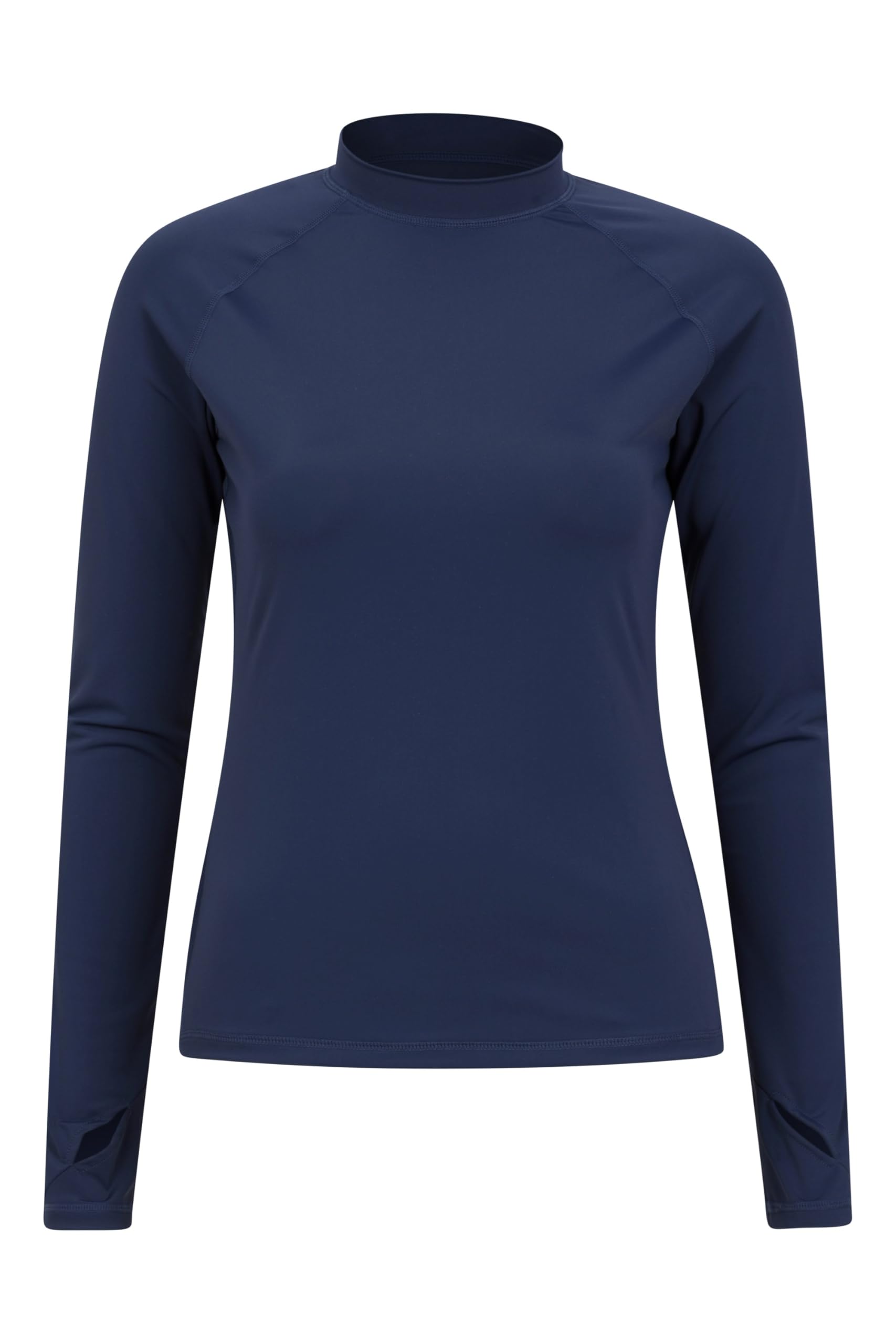Mountain Warehouse Women's Long Sleeve Rash Vest Sun Protection Swim Top in Navy | Size: 20