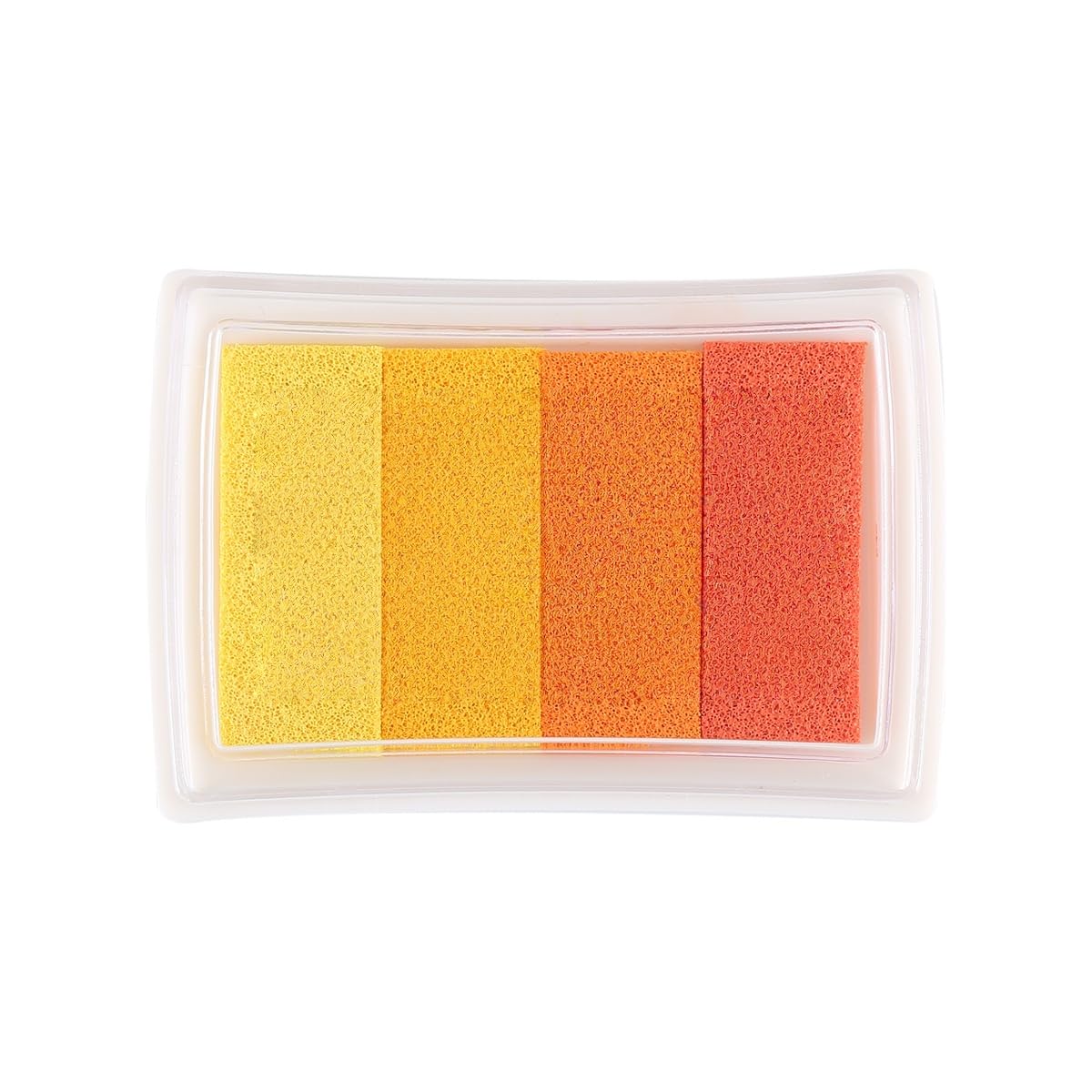 Ypselected Orange Craft Ink Pad Inkpad For Paper Wood Fabric 15 Colors Available For Rubber Stamps (Multi )