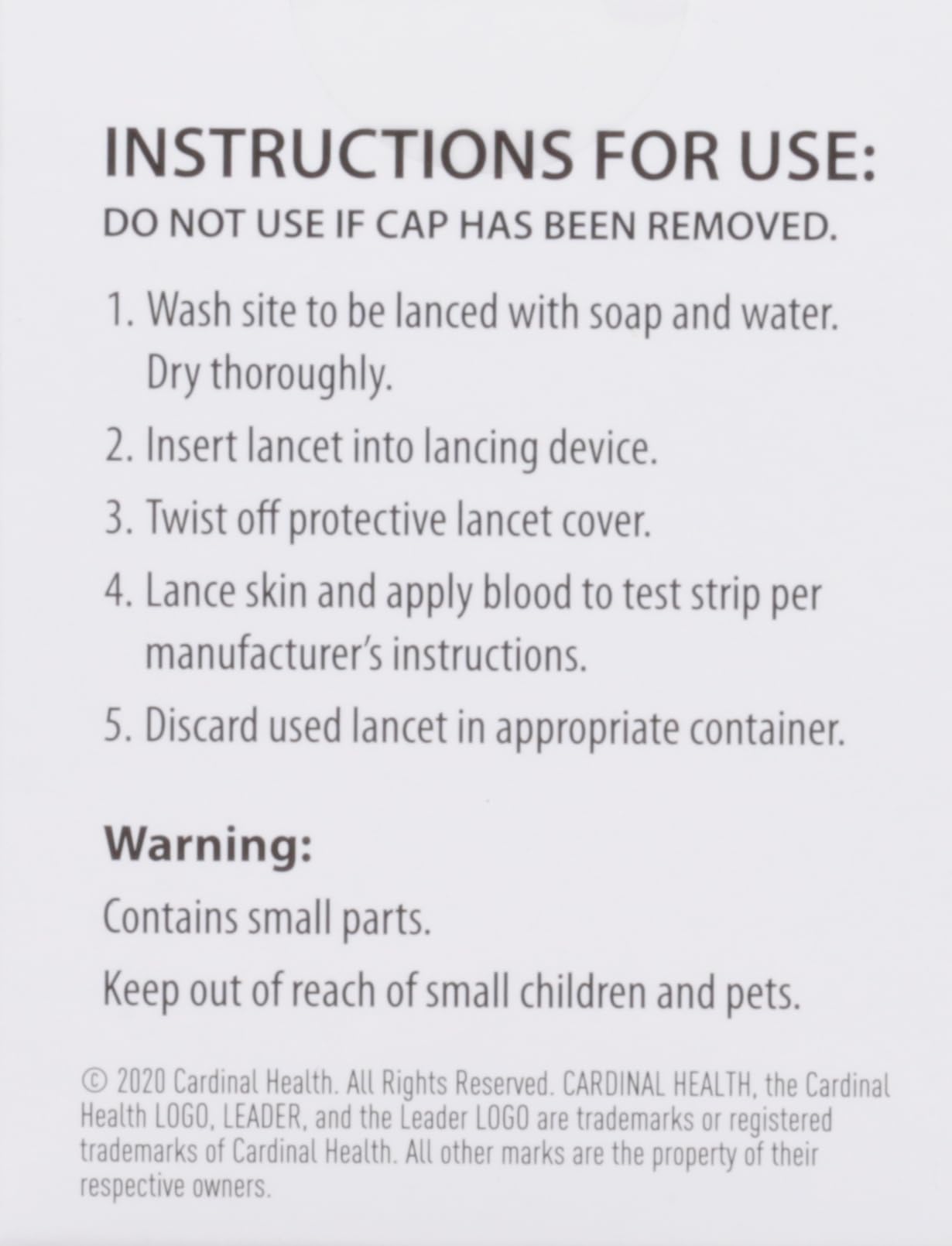 Sterile Lancets - Pain-Free Blood Glucose Testing -3 Sterile Lancets - Pain-Free Blood Glucose Testing -3