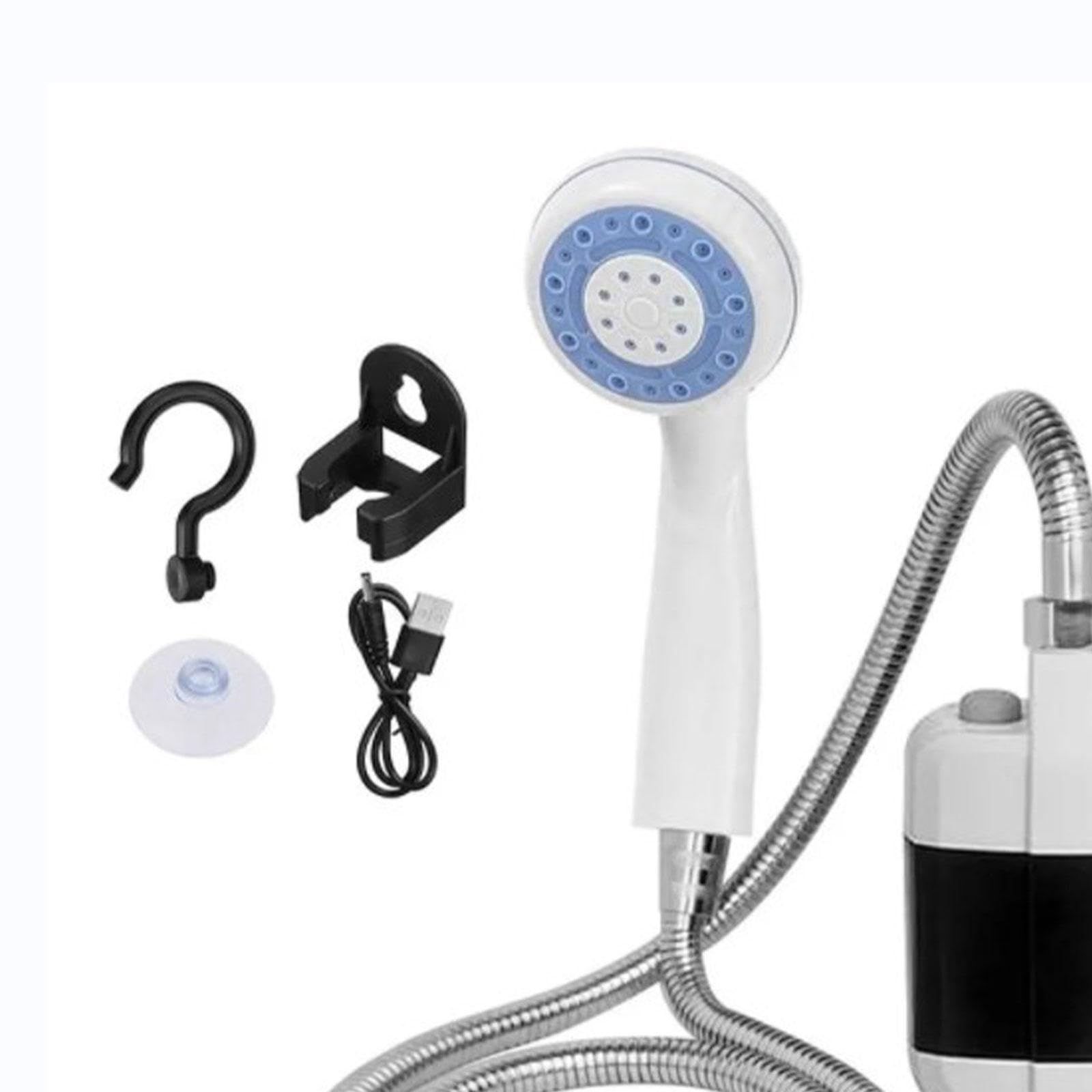 rockible Outdoor Shower for Travel and Camping Use with Pump for Watering Plants