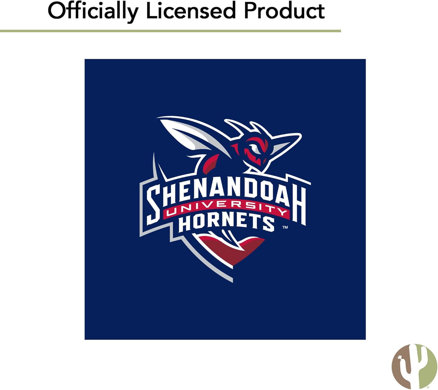 Desert Cactus Shenandoah University SU Flag - 3 x 5 Feet Hornets Banner, Indoor/Outdoor Durable Fabric, 100% Polyester Design (Style 2)