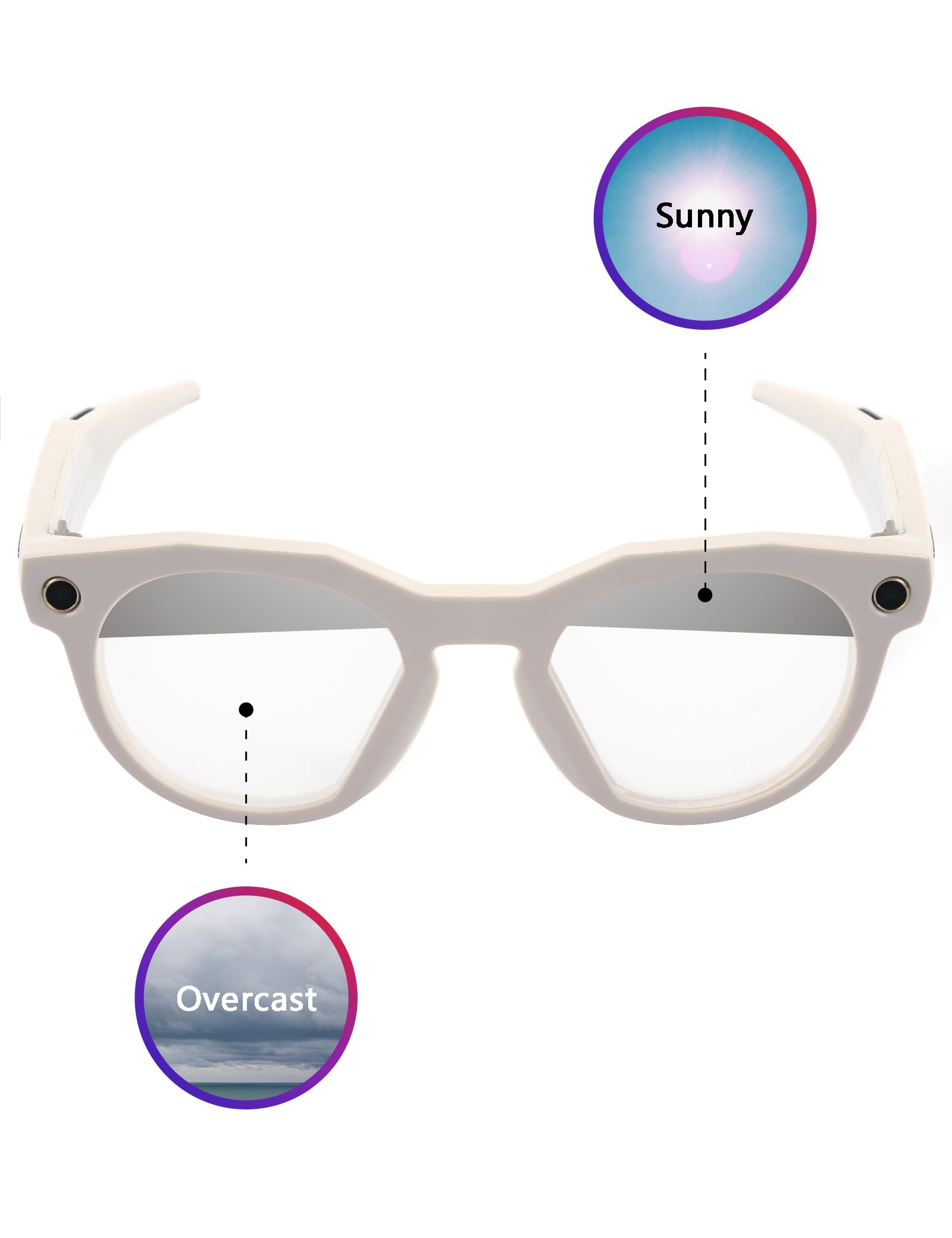 Lentes de repuesto UV400 para gafas Oakley Meta HSTN OW8002 de 51 mm AI