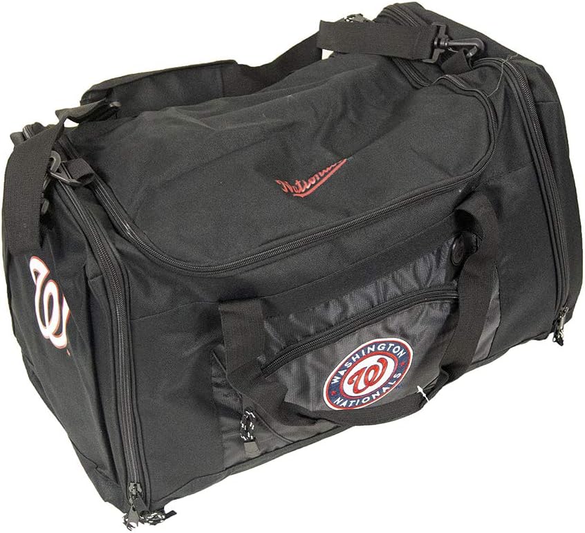 MLB New York Mets "Roadblock" Duffel, 20" x 11.5" x 13" : Sports Fan Bags : Clothing