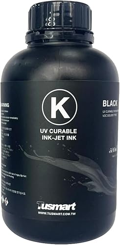Miniatura 6 de Tinta dura digital curable UV, 16.9 fl oz, amarillo, magenta, cian, negro, blanco, barniz, 100% fabricado en Taiwán, FBA (barniz)