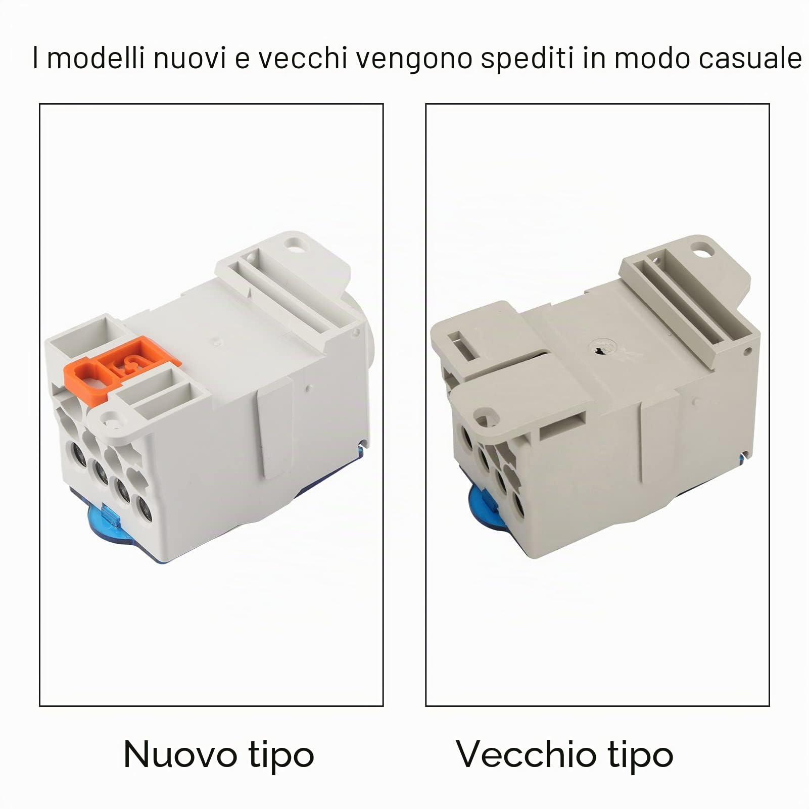Morsettiera Distribuzione 125A, UKK-125A 690V Scatola di Distribuzione Morsettiera su Guida DIN Scatola di Giunzione di Alimentazione Universale, Dispositivo di Protezione del Microcomputer