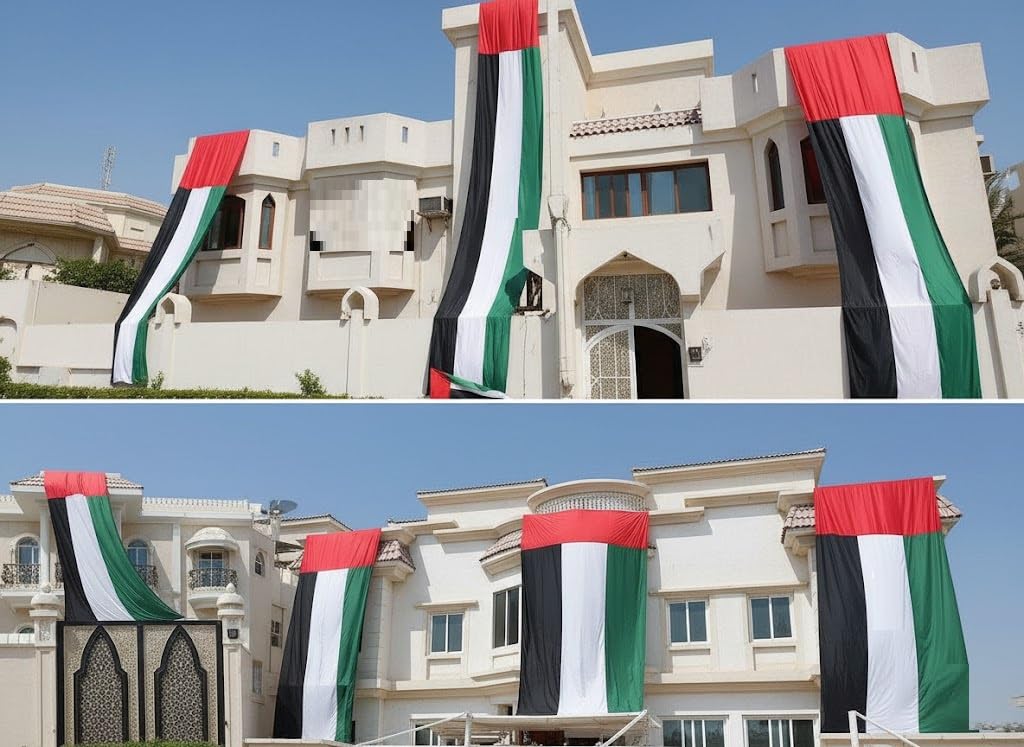 National Day UAE Flag (L) 10x2m