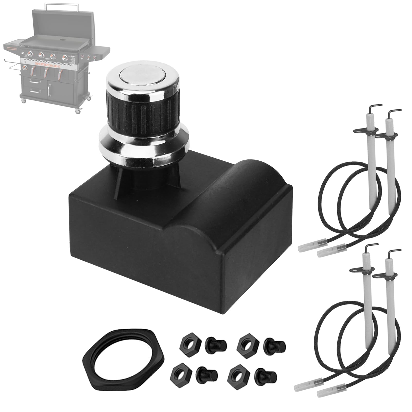 5 Outlet Grill Igniter Kit for Blackstone 36" Griddle with Air Fryers Combo