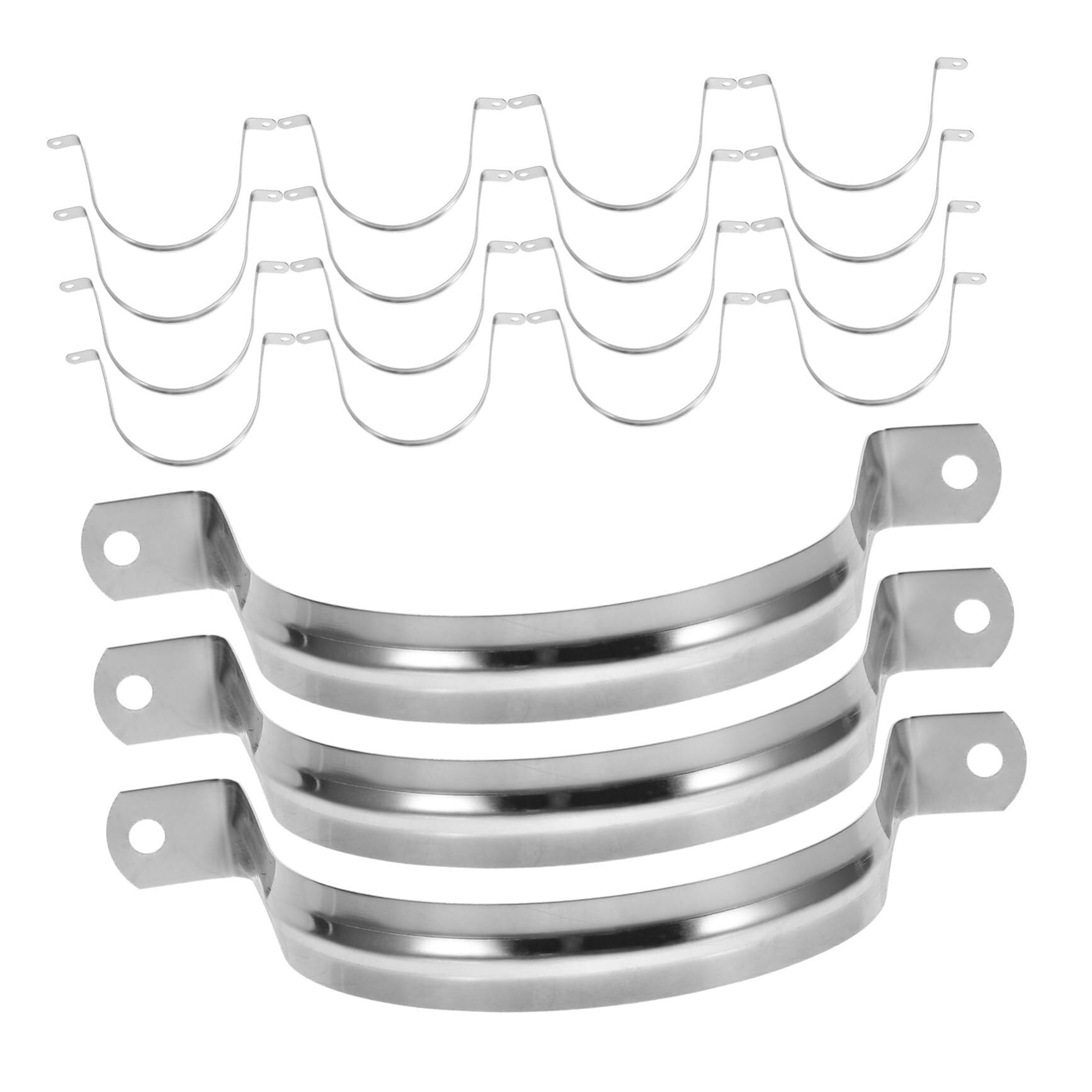 100 Pièces Colliers de Serrage en Acier Inoxydable - Durables pour Automobile, Plomberie, CVC