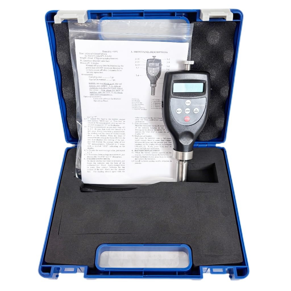 Wood Density Tester Densimeter Meter Instrument Digital Densimeter Economical Density Tester for Wood with Measurement Range 0.01g/cm³ to 1.2g/cm3