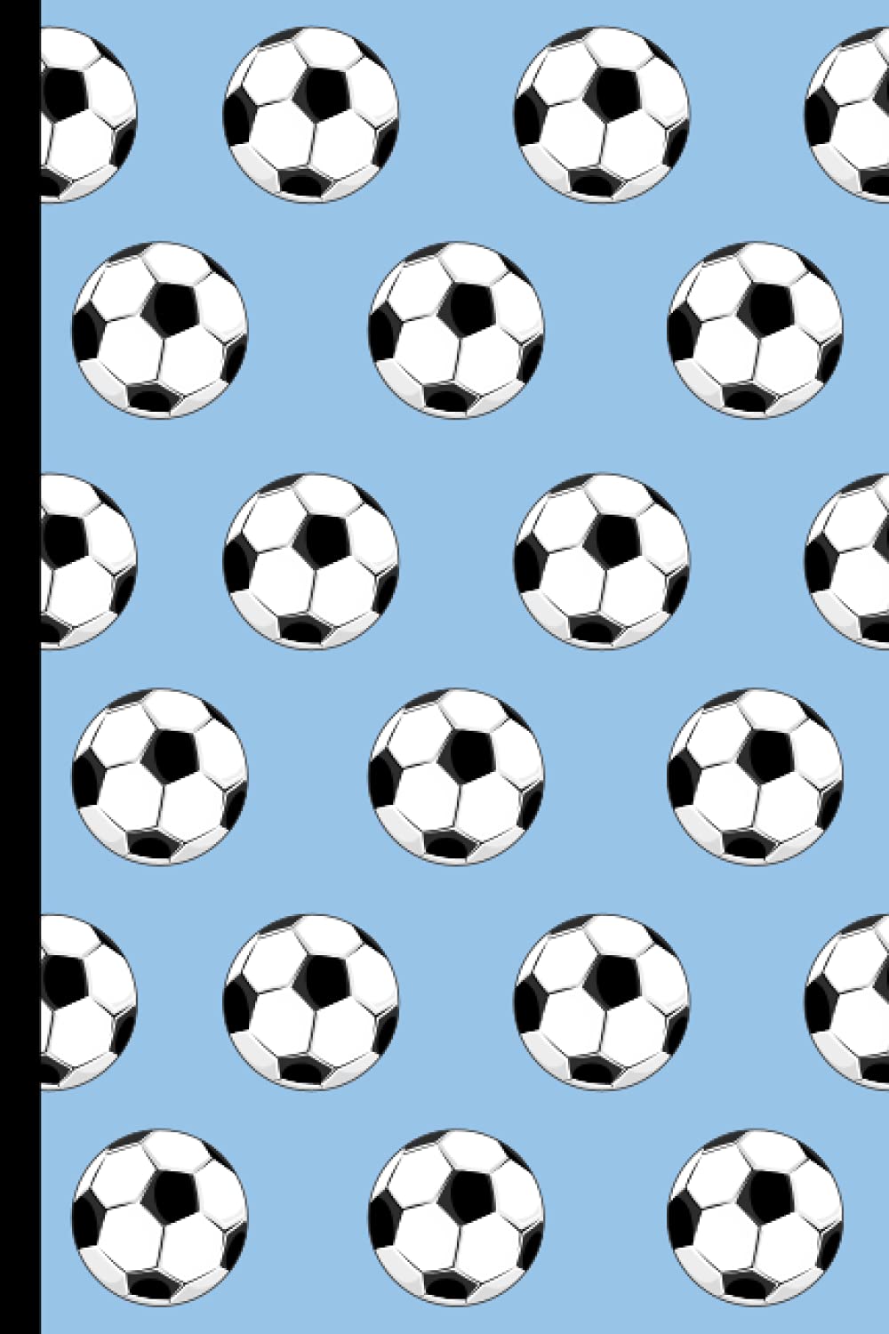 Football Notebook Lined Notepad Journal Diary Jotter in Manchester City FC Pale Blue | 100 pages | 6"x9" | 6x9 inches