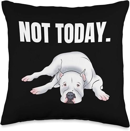 I love Dogo Argentinos Gifts co Dueño Dueño Perro Perro Divertido Regalo Almohada de 16.0 x 16.0in, Multicolor