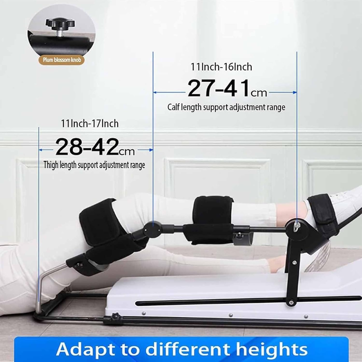 Knee Rehabilitation Machine for Physiotherapy, Lower Limb Traction Device for Postoperative Recovery, Hemiplegia Exercise Equipment for Large Angle Fracture