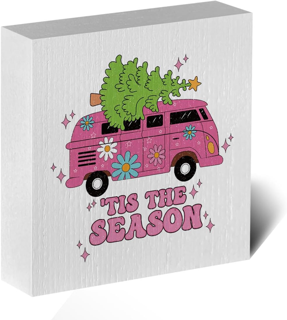 ENGVZ Christmas Decorations Funny Vintage Holiday Decor