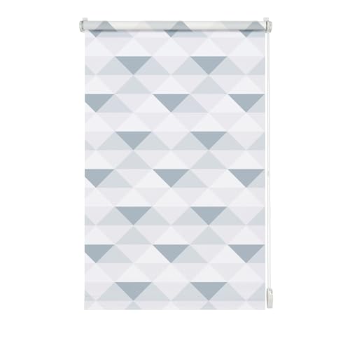 GARDINIA EASYFIX Store Enrouleur, Décor Triangle 45 x 150 cm, Polyester