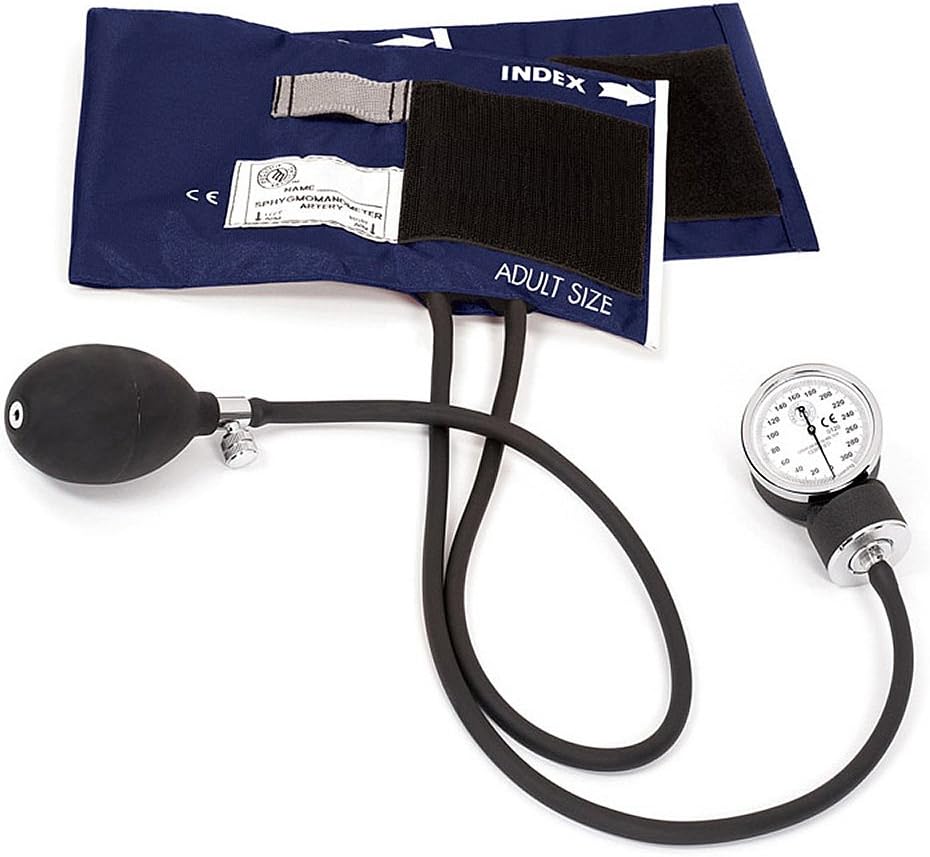 Prestige Medical S82-LPG Premium Adult Aneroid Sphygmomanometer, Leopard Grey