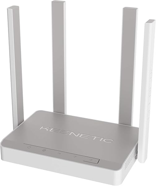 KEENETIC Carrier KN 1711 Router WiFi Mesh AC1200 DB Smart Switch a 5 porte Porta USB Tutta la casa Box inglese Multilingue incluso italiano