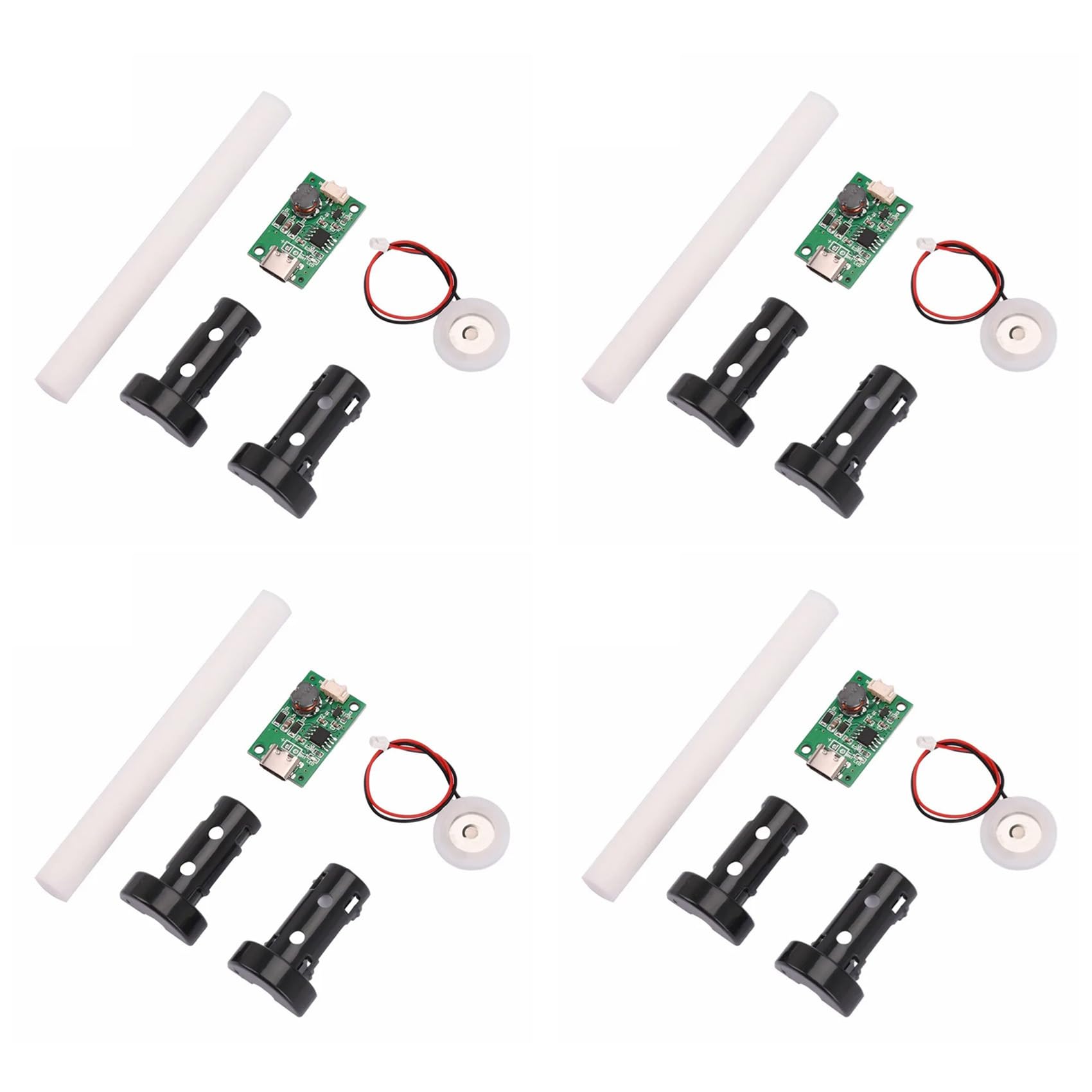 Hndhbfgrt 4X DC5V Usb Ultrasonic Mist Maker Humidifier Atomizer Drive Module Ultrasonic Humidifier Diy Package Type-C Usb