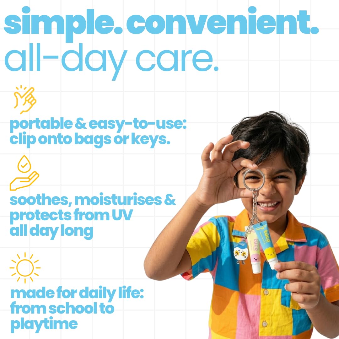 TuCo Kids Sunscreen Lip Balm Keychain - SPF 50 -3