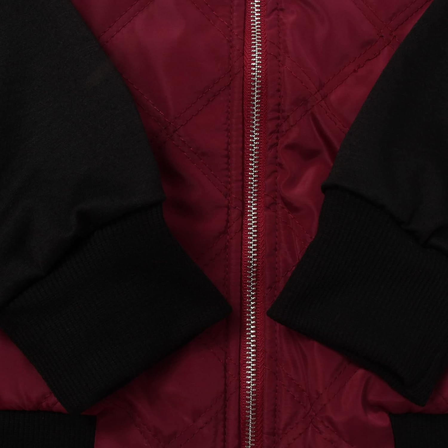Women's Quilted Jackets Lightweight Long Sleeve Zip Up Bomber Jacket Pockets Stand Collar Winter Outwear Windbreaker : Clothing, Shoes & Jewelry