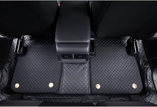 Miniatura 4 de EKR Juego completo de alfombrillas de automóvil de ajuste personalizado para Honda CRV 2023 2024 - Manta de cuero sintético Plus (negro)