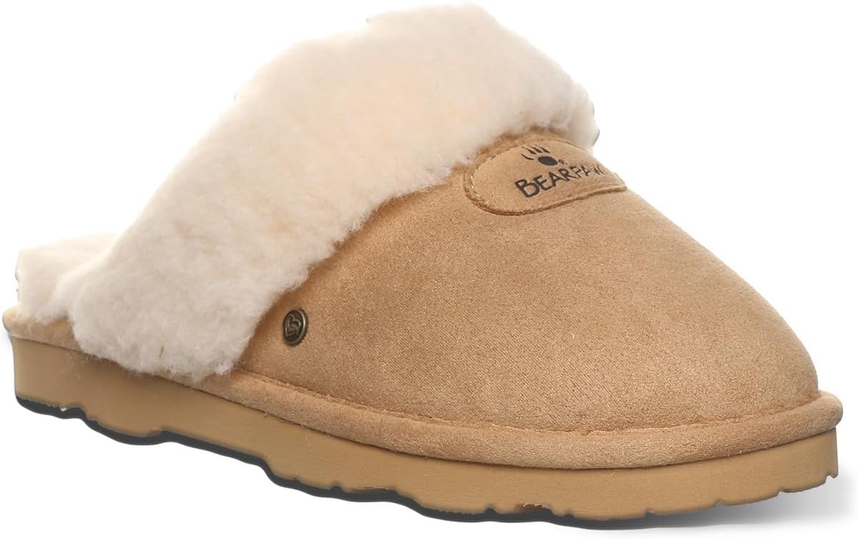 BEARPAW Women's Effie Vegan Slipper | Comfortable & Light-Weight Slippers