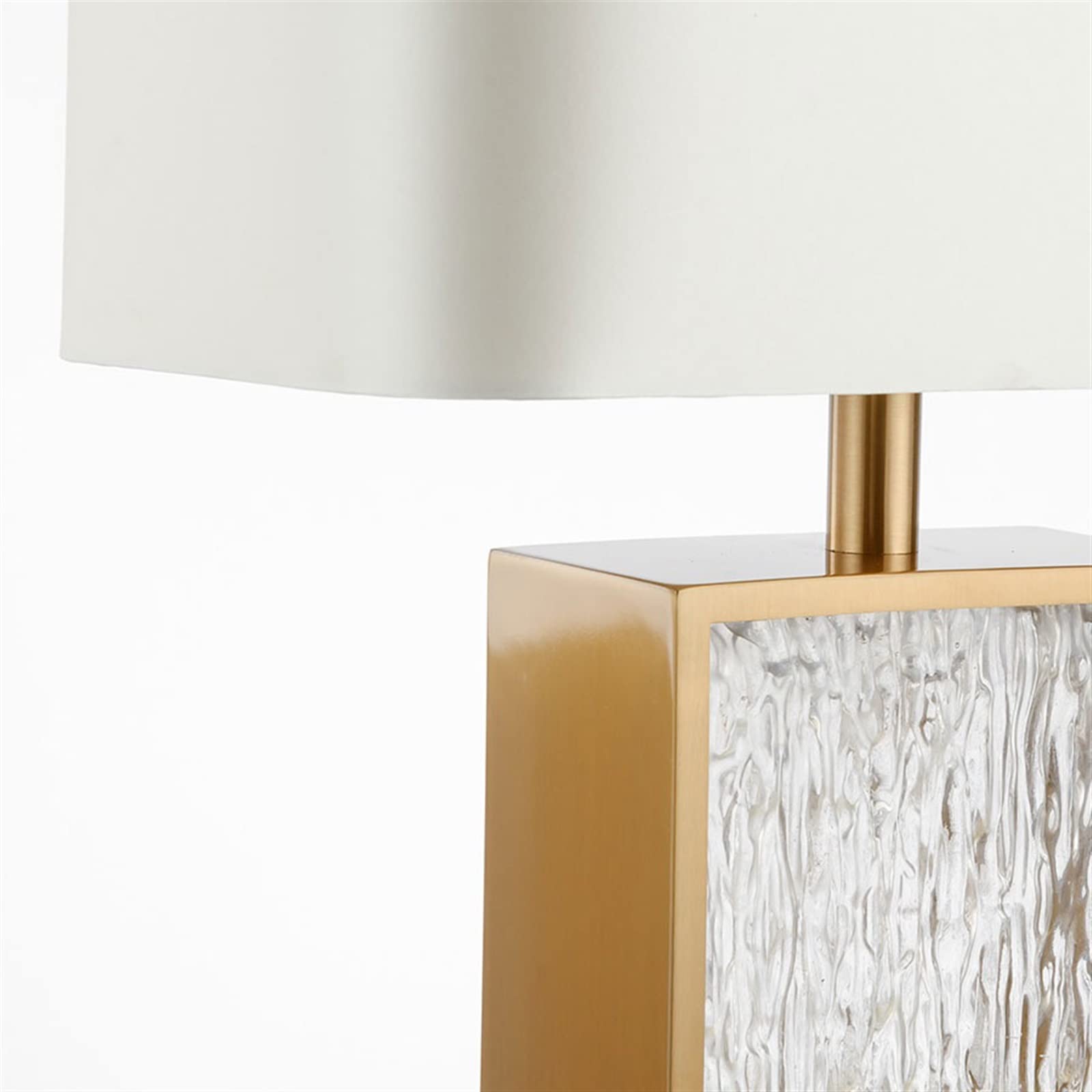 Affascinante Modern Creative Light Luxury Glass Table Lamp Exquisite Bedroom Bedside Indoor Decorative, 56cm (height) Arredamento per la casa
