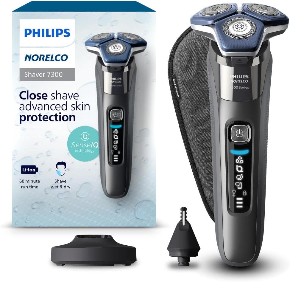 Amazon.com: Philips Norelco S9000 Prestige Electric Shaver w/Qi ...
