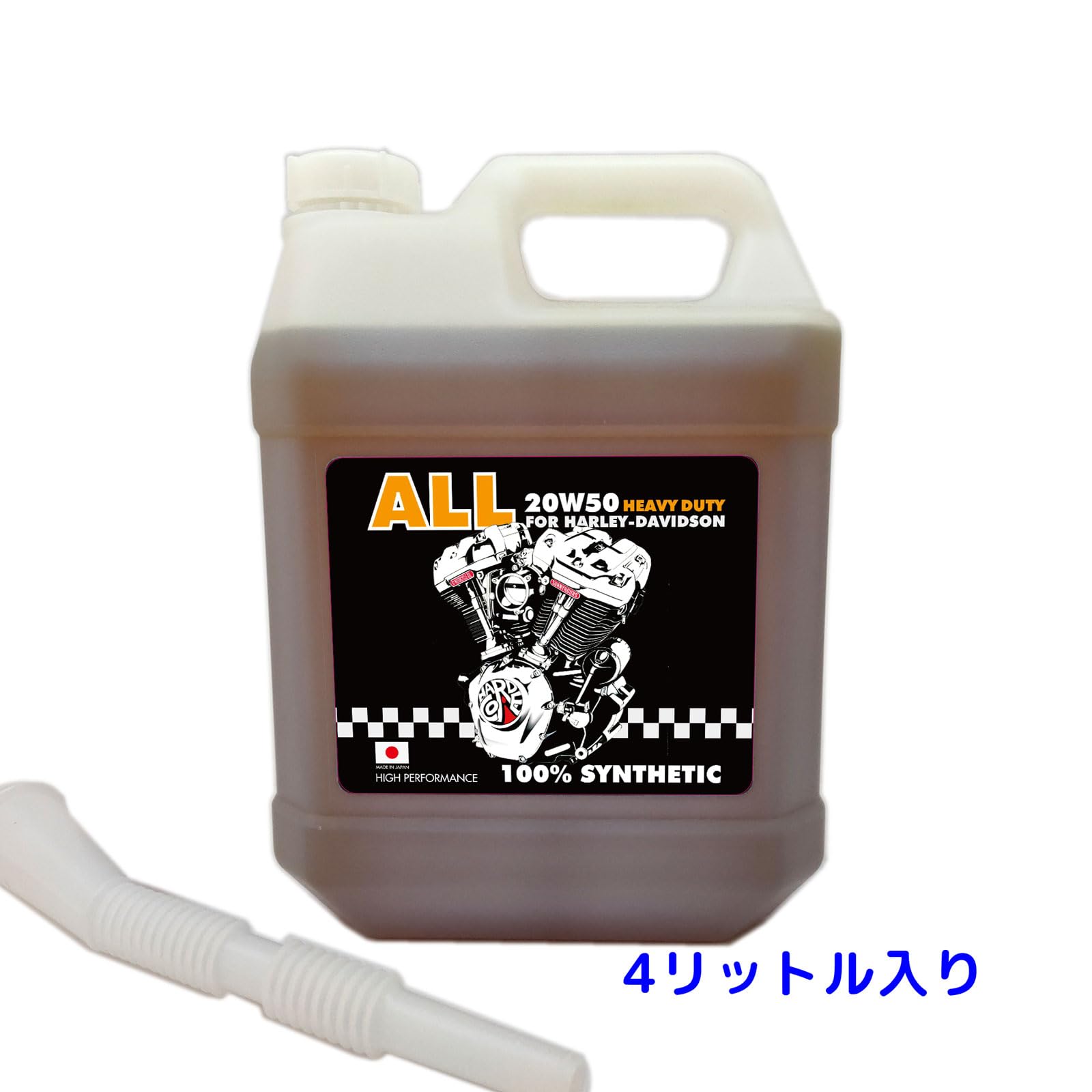 Amazon.co.jp: 100% Synthetic SYNTHETIC 20W50 Engine Oil [4L] [All