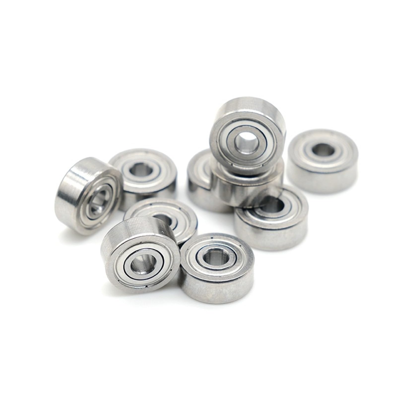 Rodamiento de bolas de clavos 623ZZ de 3 x 10 x 4 mm, 1030ZZ, juego pequeño C2, 10 unidades