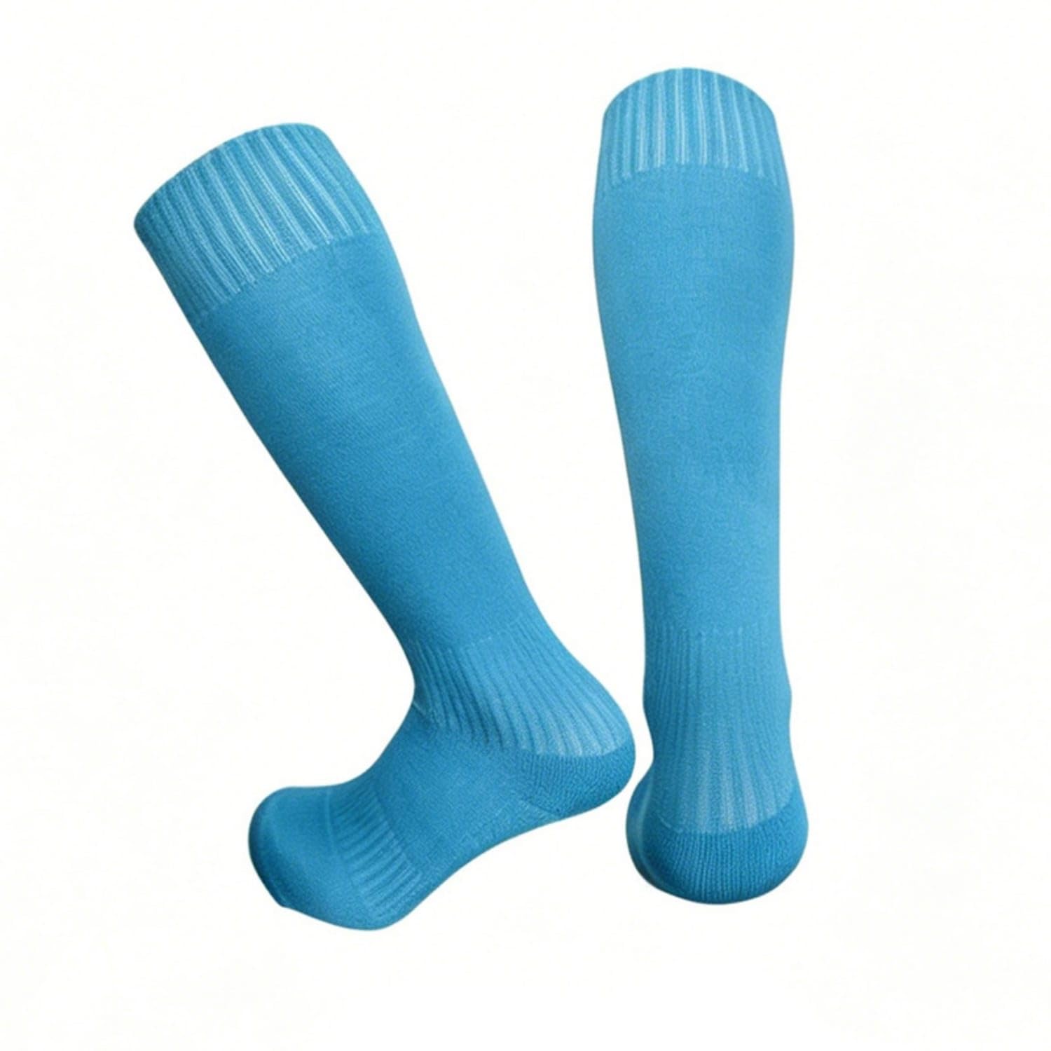 URJIX™ Reinforced Heel Knee-High Socks Lightweight Adult Sky Blue | Enhanced Durability Sky Blue Adult-picture-19