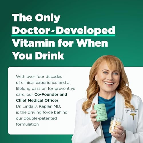 Miniatura 10 de H-PROOF The Anytime You Drink Vitamina para el metabolismo del alcohol, salud hepática e inmunidad con electrolitos, antioxidantes, cardo mariano,