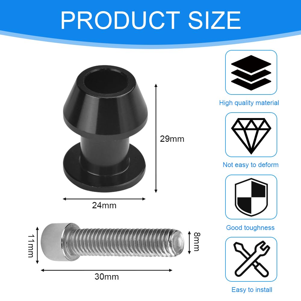 ANGGREK Lot De 2 Bobines De Bras Oscillant Pour Moto