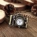 Youyoupifa Retro Camera Bronze Alloy Vintage Keychain Quartz watches (Unisex)